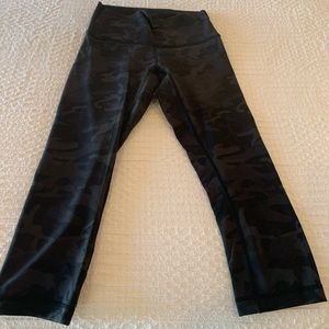 Lululemon Camo High Rise Wunder Under